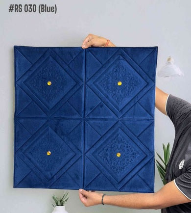 #RS 030 Blue Velvet Panel Self Adhesive
