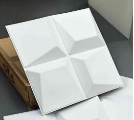 #04 Mosaic White 3D PVC Wall and Ceiling Panels