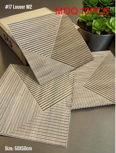 #17 Louver Chapagne Gold PVC Wall and Ceiling Panel