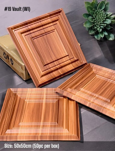 #19 Vault Wooden 3D PVC Wall and Ceiling Panel