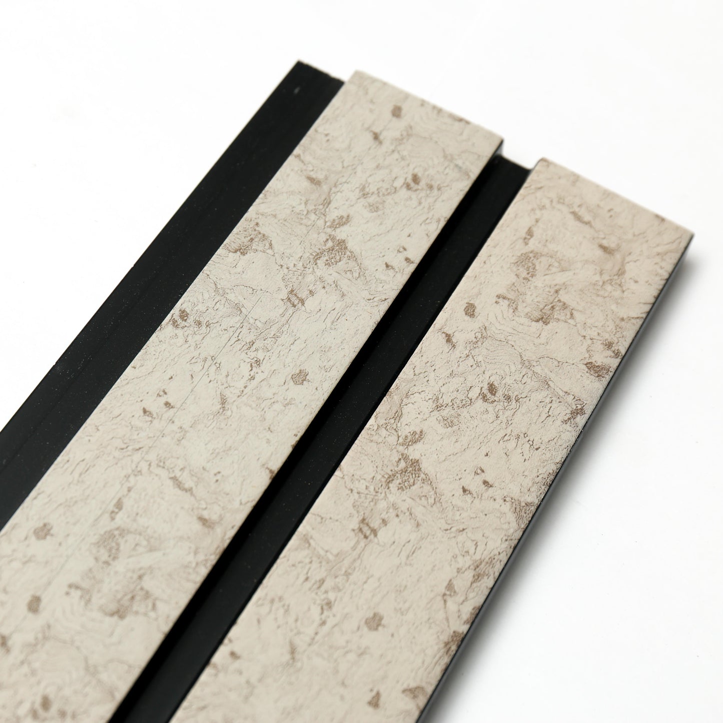 Creamy charcoal louver and plank | 9.5 Feet * 5 Inch