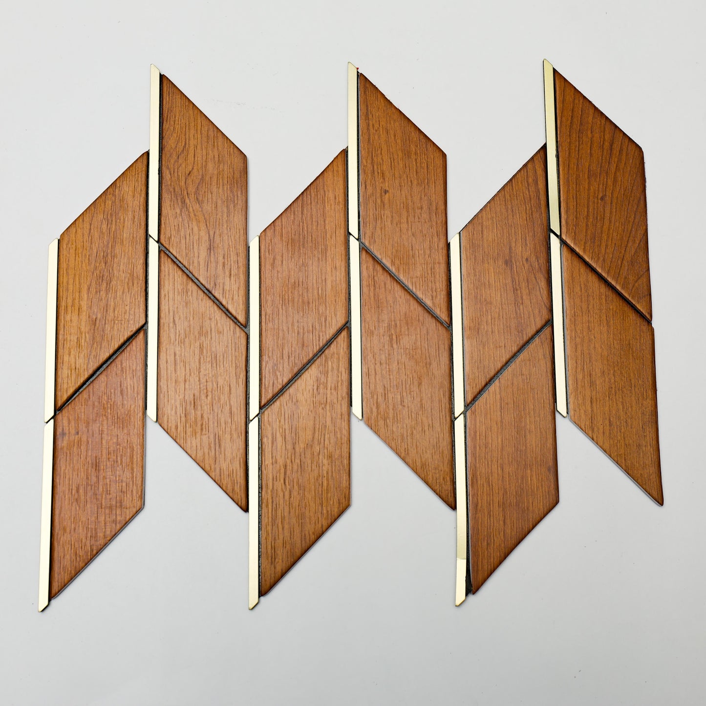 Golden Blocks Self Adhesive Mosaic Tile