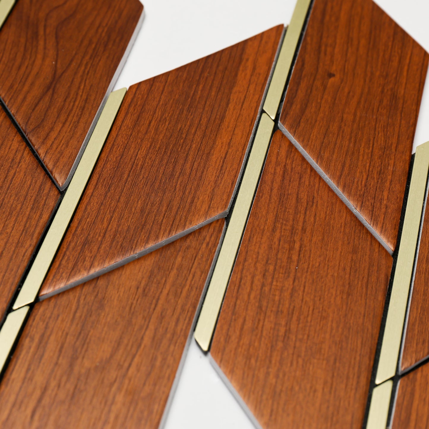 Golden Blocks Self Adhesive Mosaic Tile