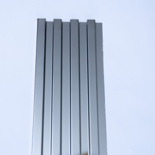Silver SS Louver for Wall | 4 inch x 8 feet