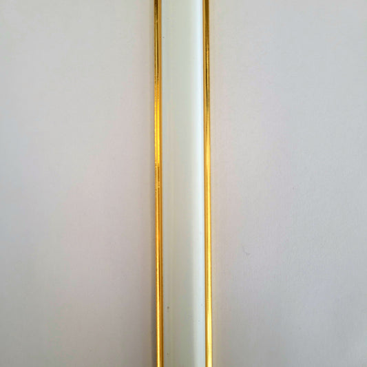 White and Gold French Moulding pattern 3 for wall | 8 Feet * 20 mm