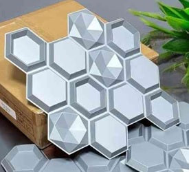 #23 Emerald Grey 3D PVC Wall and Ceiling Panels