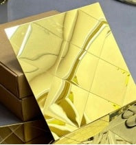 #MT 20 ( Gold) Acrylic Self Adhesive Mosaic Tile