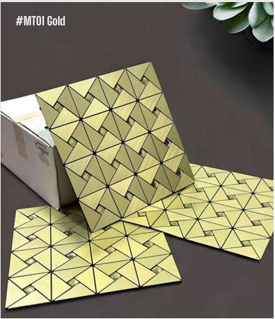 Gold MT01 Self Adhesive Mosaic Tile
