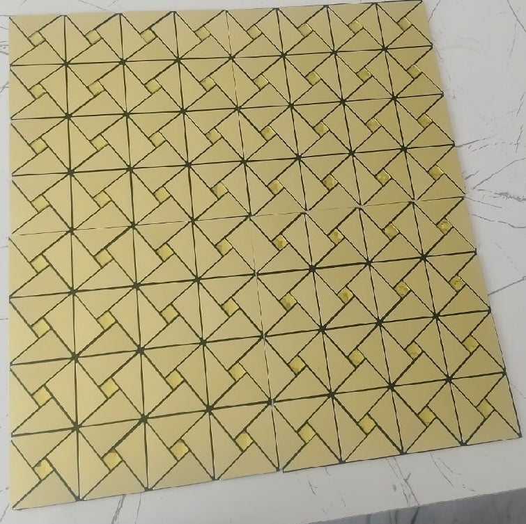 Gold MT01 Self Adhesive Mosaic Tile