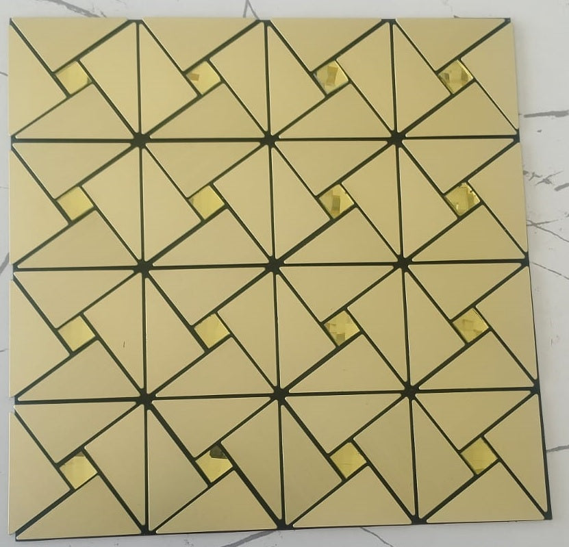 Gold MT01 Self Adhesive Mosaic Tile