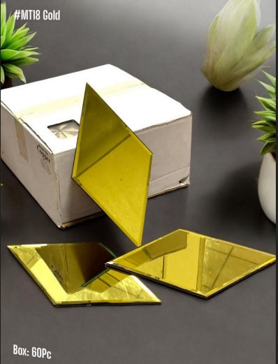#MT Glass ( Gold) Self Adhesive Mosaic Tile