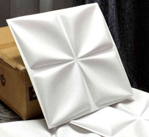 #06 Petal White 3D PVC Wall and Ceiling Panel