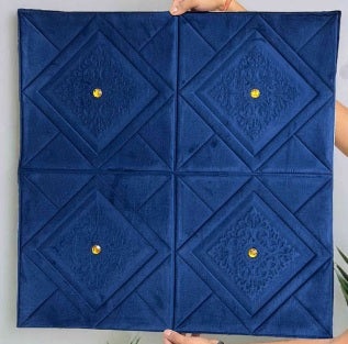 #RS 030  Blue Velvet Panel Self Adhesive