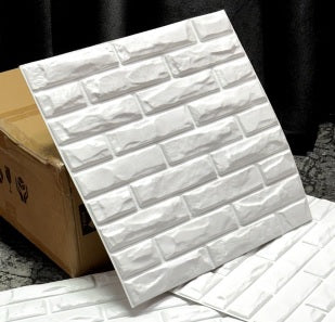 #03 Brick (White)  PVC  Wall and Ceiling Panel