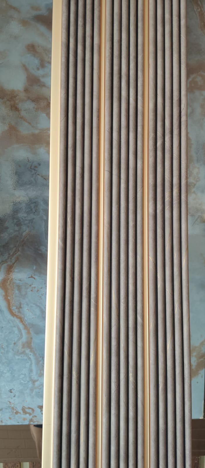 Golden  Brown charcoal louver and plank | 9.5 Feet * 5 Inch