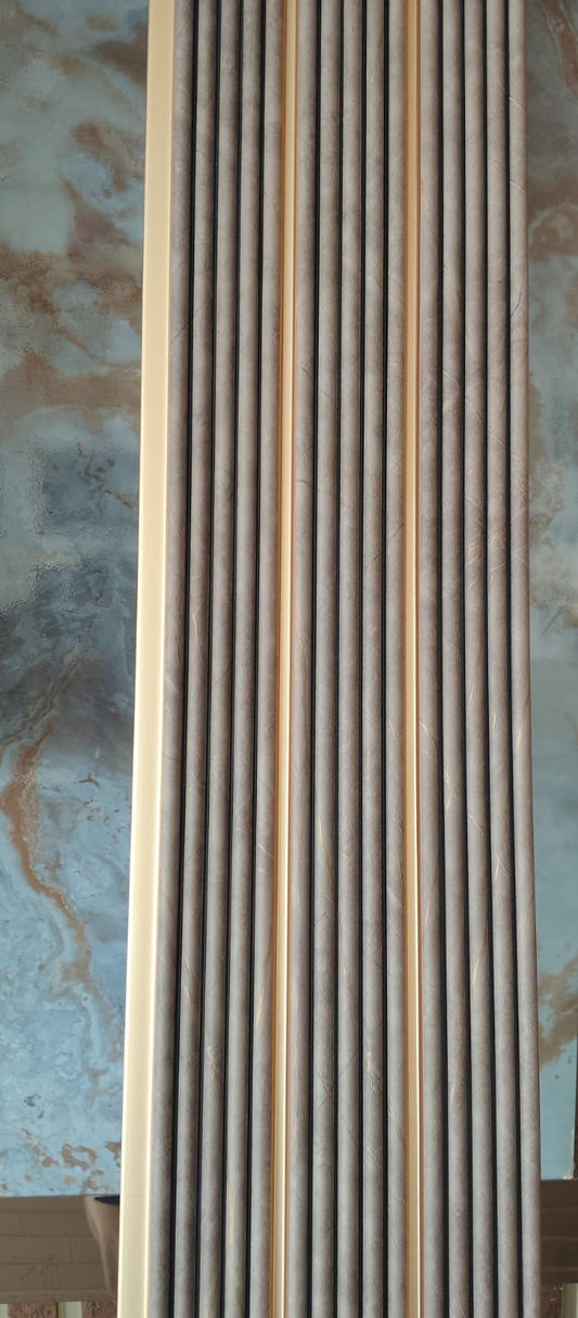 Golden  Brown charcoal louver and plank | 9.5 Feet * 5 Inch
