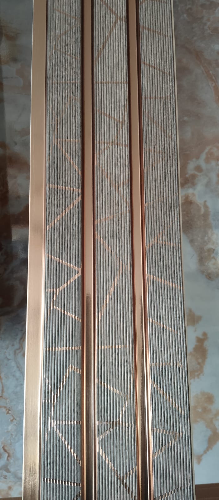 Golden  Brown charcoal louver and plank | 9.5 Feet * 5 Inch
