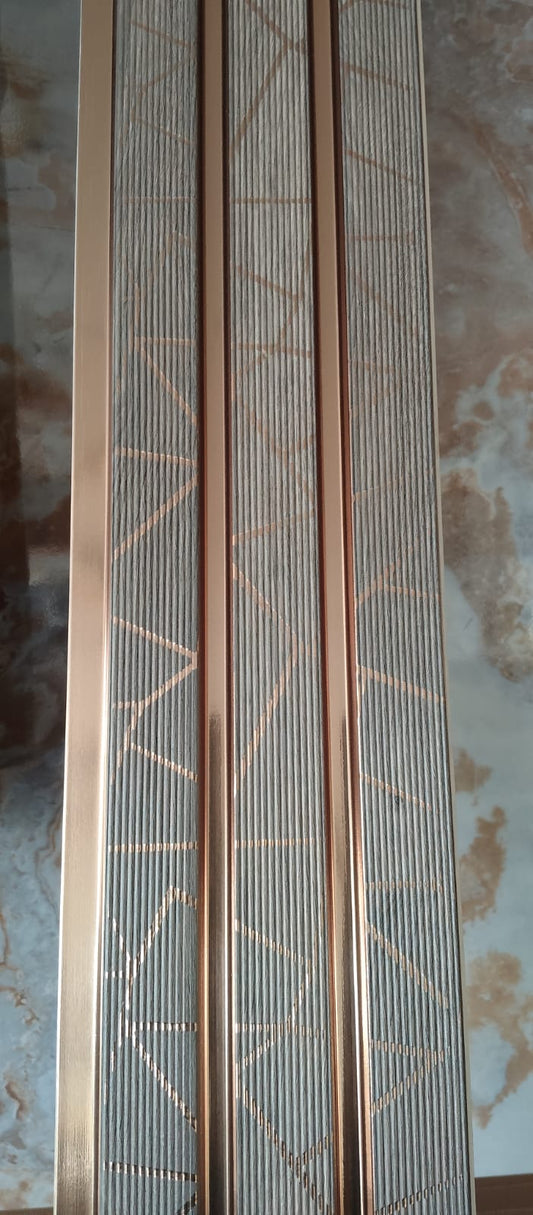 Golden  Brown charcoal louver and plank | 9.5 Feet * 5 Inch