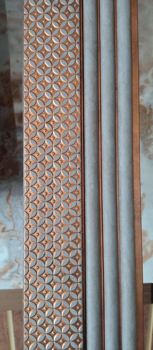 Golden  Grey charcoal louver and plank | 9.5 Feet * 5 Inch