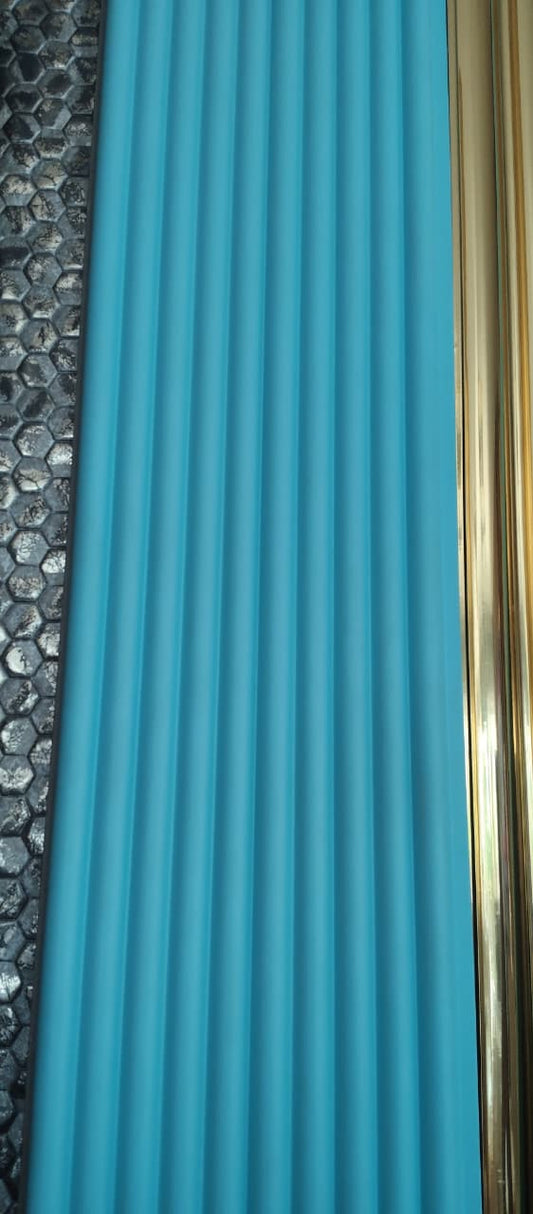 Blue Pattern 2 WPC Louver | 10 Feet * 6 inch