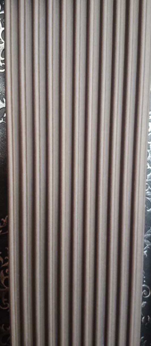 Black Pattern 2 WPC Louver | 10 Feet * 6 inch