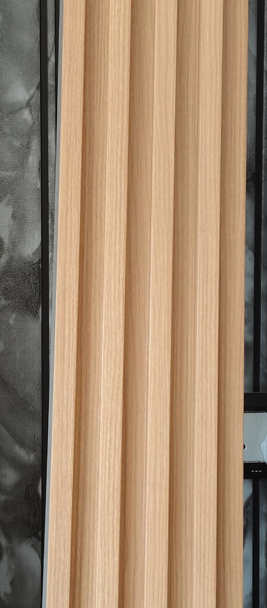 Light Wooden Pattern 2 WPC Louver | 10 Feet * 6 inch