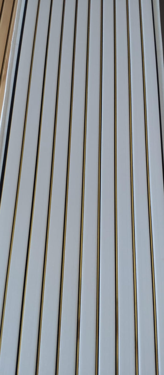 White  WPC Louver | 9.5 Feet * 1 Feet