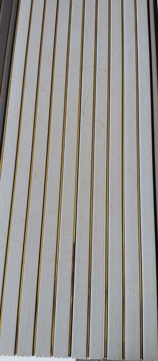 White WPC Louver | 9.5 Feet * 1 Feet