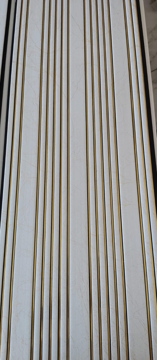 White WPC Louver | 9.5 Feet * 1 Feet