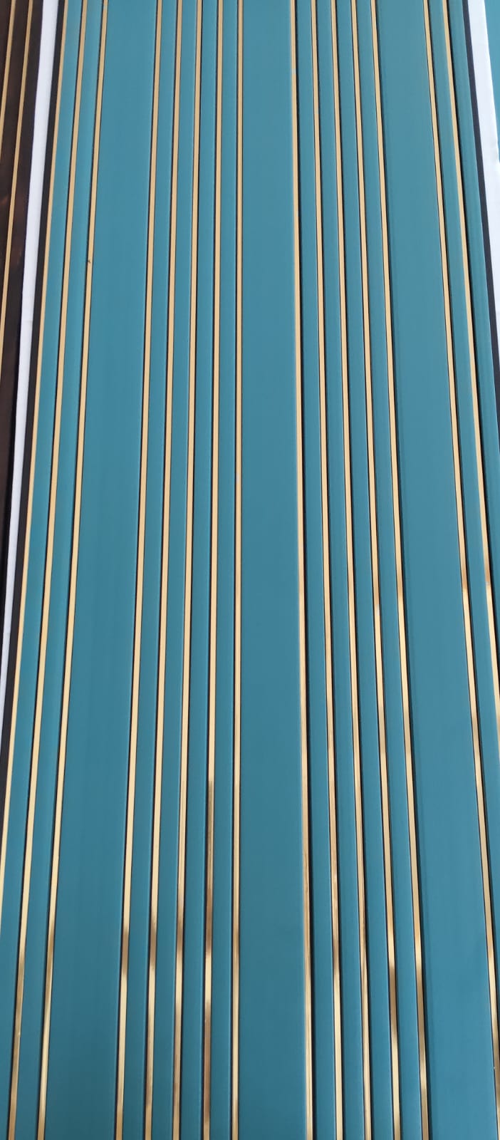 Pastle Green WPC Louver | 9.5 Feet * 1 Feet
