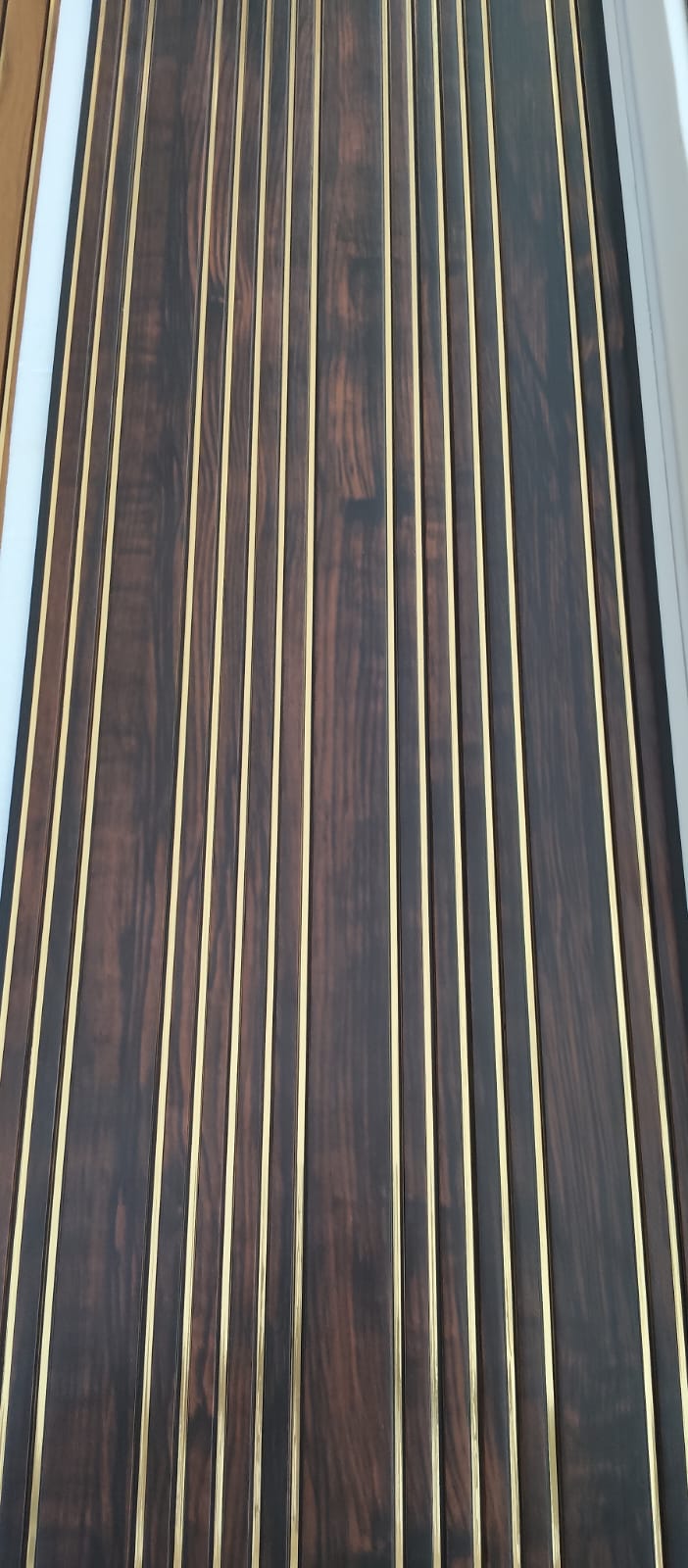 Dark Wooden  WPC Louver | 9.5 Feet * 1 Feet