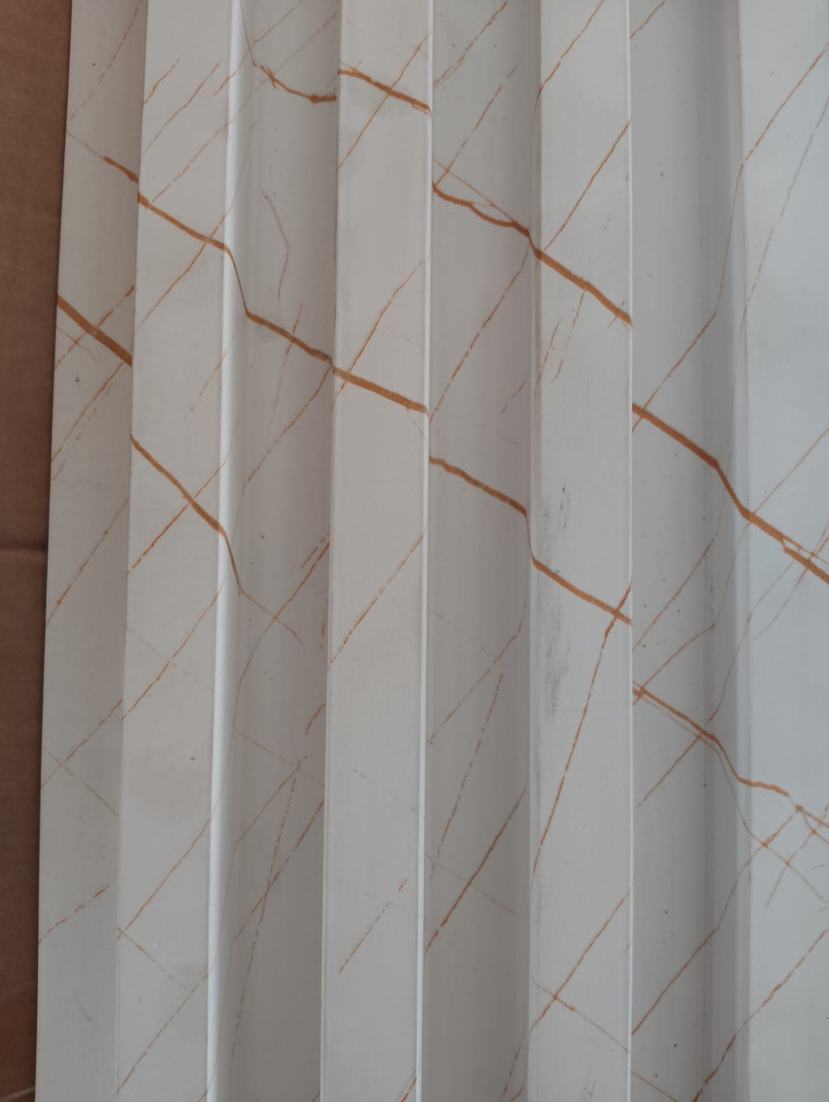 White WPC Louver |9.5 Feet * 6 inch