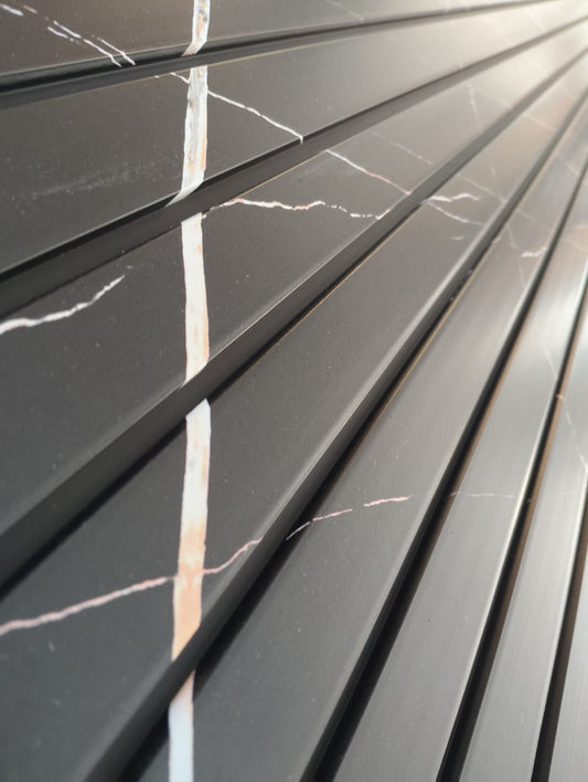 Black WPC Louver | 9.5 Feet * 1 Feet