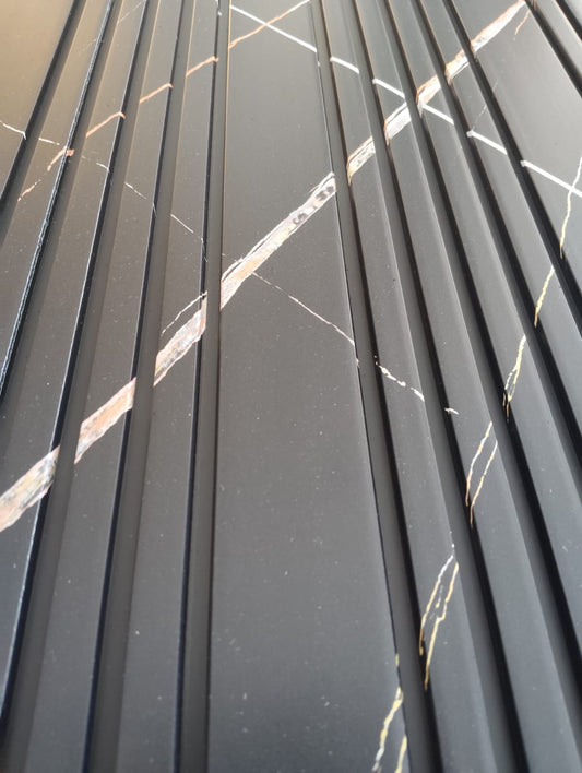 Black WPC Louver | 9.5 Feet * 1 Feet