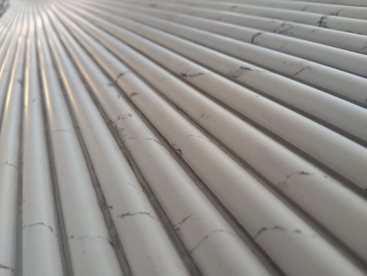 White Charcoal Louver and Plank | 9.5 Feet * 5 Inch