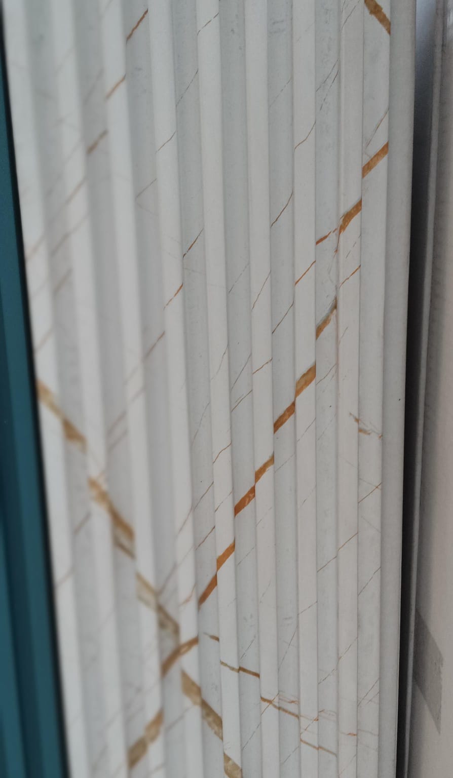 White WPC Louver |9.5 Feet * 6 inch