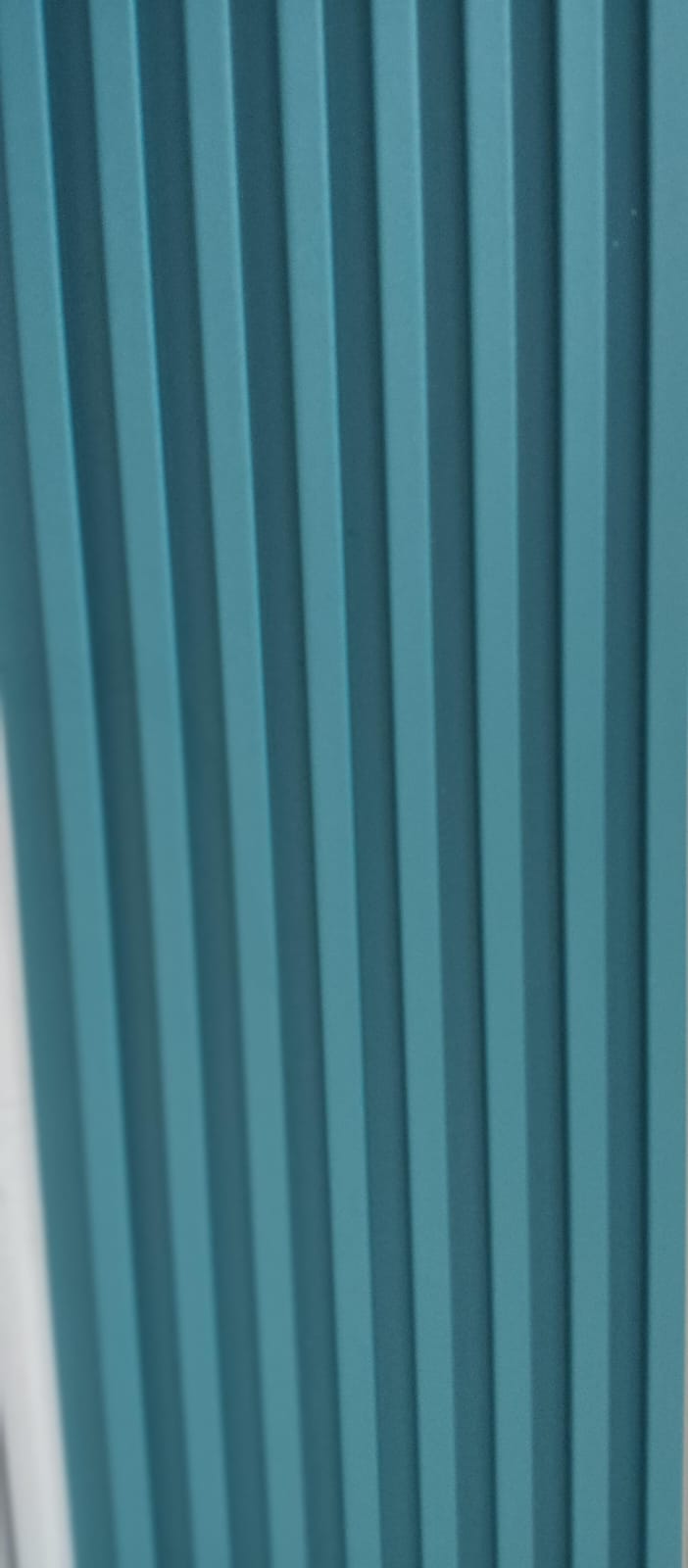 Pastle Green WPC Louver |9.5 Feet * 6 inch