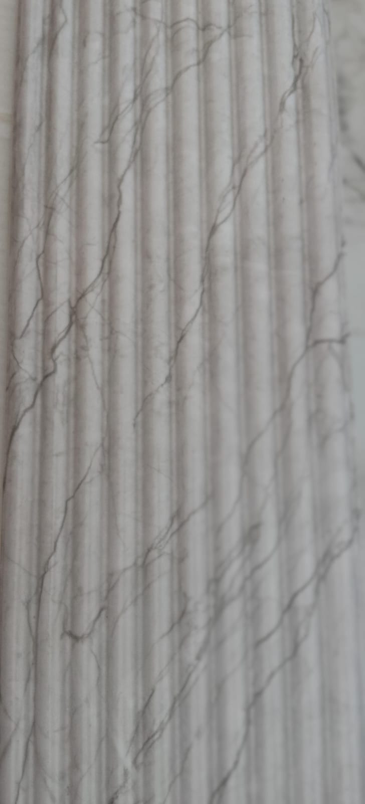 White WPC Louver |9.5 Feet * 6 inch