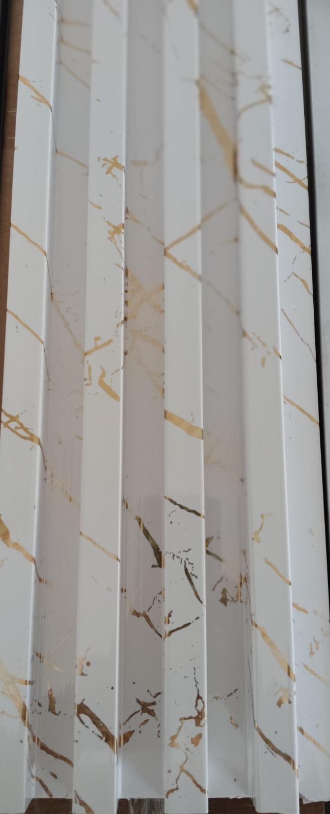 White WPC Louver |9.5 Feet * 6 inch